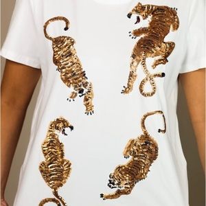 Queen of Sparkles "Aubie Sequin Tee"